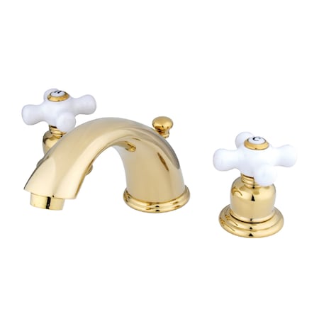 Kingston Brass Widespread Bathroom Faucet, Polished Brass GKB962PX